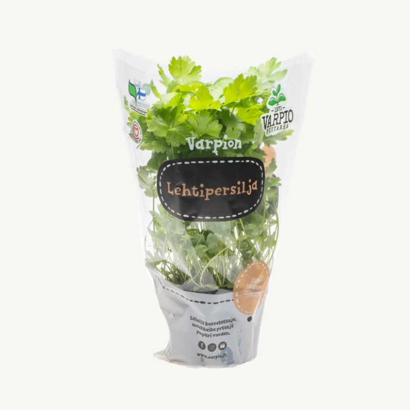 Lehtipersilija pakkaus